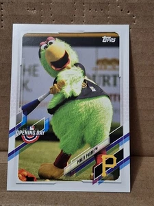 2021 Pirate Parrot Topps Opening Day Mascot Baseball Card #M-13 Pittsburgh  - Bild 1 von 2