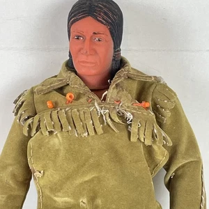 Vintage 1973 MARX Gabriel Lone Ranger Tonto 10" Action Figure No Accessories - Picture 1 of 8