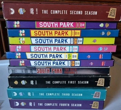 South Park Seasons 1-4 DVD Box Sets Lot Of 11 + The HITS , VOL 1&2&4 XMAS TIMMY - Image 1 of 4