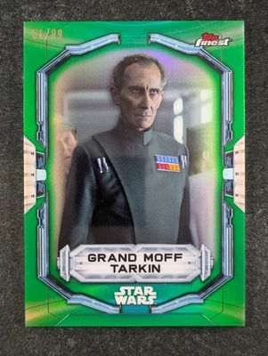 2022 Star Wars Topps Finest GRAND MOFF TARKIN 51/99 Green Refractor SP #44 - Image 1 of 3