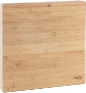 Typhoon Square Bamboo Wooden Kitchen Cooking Butchers Block Chopping Board - Picture 1 of 3