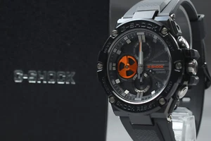 [SIN USAR] CASIO G-Shock G-acero GST-B100B-1A4JF Resistente Solar Bluetooth Negro - Imagen 1 de 10