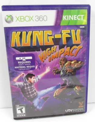 Kinect Kung Fu High Impact (Microsoft Xbox 360, 2011) Video Game Good Tested - Image 1 of 3