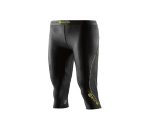 SUPER SALE | Skins Dnamic Womens Compression Capri 3/4 Tights (Black) - Picture 1 of 6