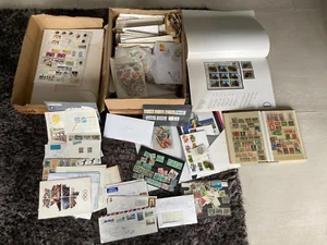 Alle Welt Briefmarken Sammlung Lot Fundgrube - Bild 1 von 7
