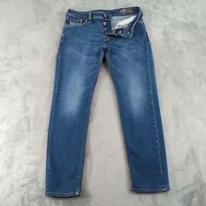 DIESEL Jeans Mens 31x32 (Fits 31x29) Blue Larkee Wash 084YI Button Fly Preppy - Picture 1 of 13