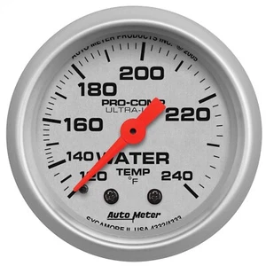 AutoMeter 4332 Ultra Lite Mecánico Agua Temperatura Calibre - Imagen 1 de 1
