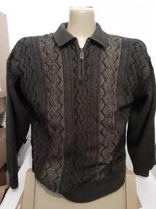 Vintage Meister Size L 1/4 Zip Wool Blend Sweater - Picture 1 of 8