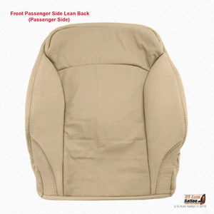 PASSENGER TOP PERFORATED LEATHER SEAT COVER TAN FOR 2006 TO 2013 LEXUS IS250 - Picture 1 of 7