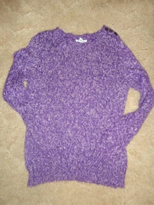 women's purple sweater by St. John's Bay size M  - Picture 1 of 1