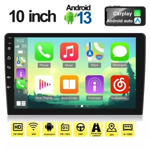6+128GB 10" Android 13 2Din Autoradio GPS Navi WIFI BT Carplay Mirror FM/RDS - Bild 1 von 18