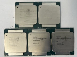LOT OF (5) Intel Xeon E5-2623 V3 3.0GHz 10MB LGA2011 4-Core CPU Processor SR208 - Picture 1 of 3