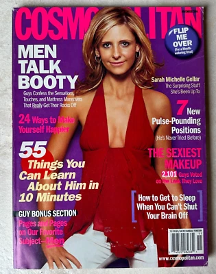 COSMOPOLITAN MAGAZINE 11/2004 Sarah Michelle Gellar MATT DAMON fashion BUFFY Foto 1 de 4