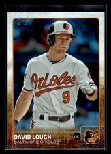 2015 Topps #290 David Lough  Rainbow Foil Baltimore Orioles Mint+