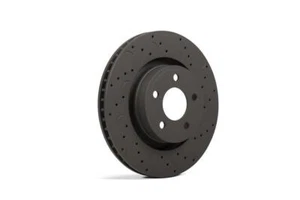 Hawk Performance HTC5399-AE Talon Cross Drilled And Slotted Brake Rotors - Picture 1 of 6