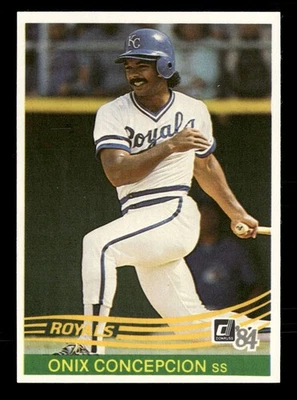 1984 Donruss #95 Onix Concepcion Kansas City Royals - Image 1 of 2