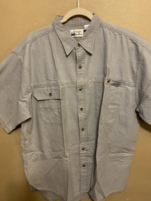 Against the Elements Mens Button Down Up Short Sleeve Shirt Sz XL - Image 1 of 4