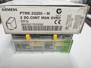 NIB: SIEMENS PTM6.2Q250-M 2 DO CONT MAN OVRG MODULE (QTY 2) - Picture 1 of 2