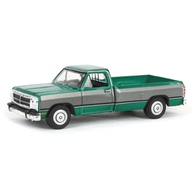 1/64 1992 Dodge Ram 1ª Generazione, Argento E Grigio, 51384-BGREEN - Immagine 1 di 4