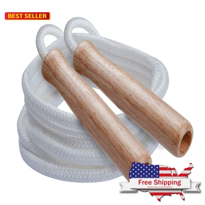 Cuerda de salto con rodamiento de bolas de cuero Champion Sports Foto 1 de 3