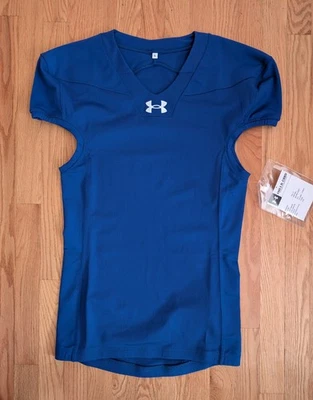 Under Armour большой выиграть футбол Джерси запас мужской большой синий UFJ160M новый с Ярлыками  - Изображение 1 из 4