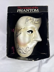 Signed - Phantom of the Opera Mask - Autographed By 3 Cast Members - 1988 - Picture 1 of 14