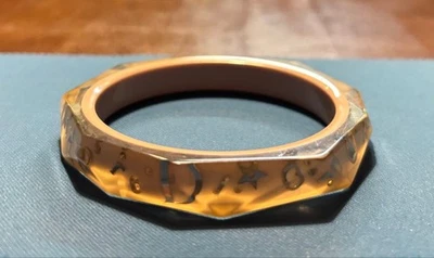 Brazalete DIOR Vintage Rosa Raro Elegante Cuero No Reproducido Foto 1 de 4