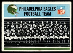 1966 Philadelphia #131 Philadelphia Eagles BASSO GRADO (riempitivo) - Foto 1 di 2