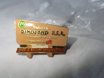 McDonalds Disney Billboard DINOLAND USA Enamel Lapel Pin NIP NEW - Image 1 of 4