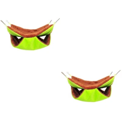 2 PIEZAS Saco de Dormir de Felpa Ardilla Colgante Hamaca Azúcar Planeador Nido Foto 1 de 4