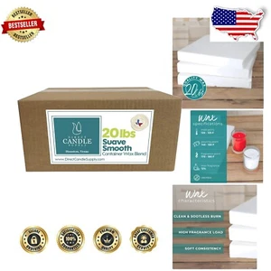 Premium 20 lb Wax Slab for Candle Making - Smooth Finish & High Fragrance - Picture 1 of 8