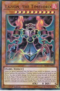 CARTA YU GI OH - LAZION , THE TIMELORD - BLLR-EN031 - HOLO - IN INGLESE - Foto 1 di 1