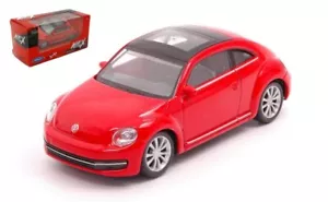 VW Volkswagen The Beetle Red Rosso Welly 1:43 Nuovo 1/43 - Foto 1 di 4