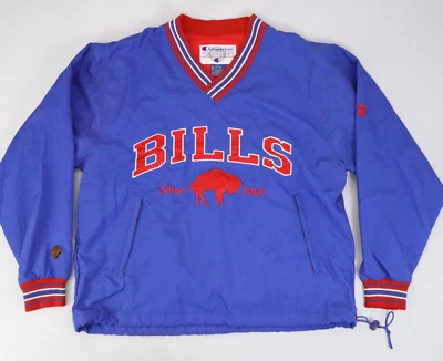 Chaqueta Pullover Rompevientos NFL Campeón Buffalo Bills De Colección NFL Talla M Azul Foto 1 de 4