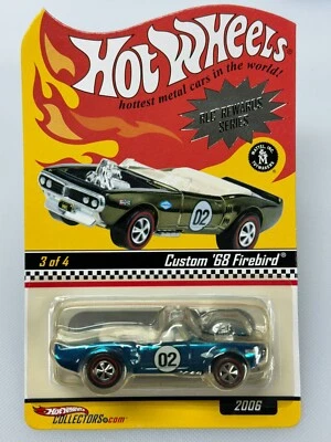 Hot Wheels Redline Club Rewards Series 2006 personalizado 68 Firebird azul #2305/3000 Foto 1 de 4