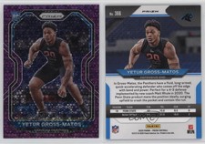 2020 Panini Prizm No Huddle Purple /35 Yetur Gross-Matos #366 Rookie RC