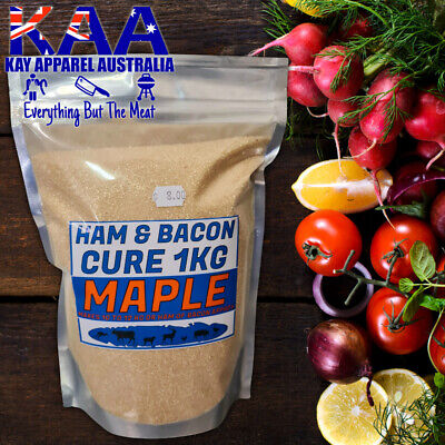 Maple Ham & Bacon Meat Cure 1kg, Butchers Brine, Curing Salt, Meat Cure Brine • 9$