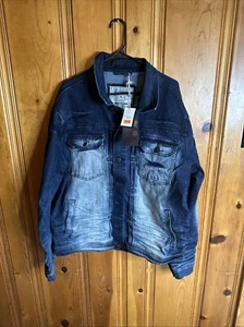 Men's Smoke Rise Vintage Wash Denim Jacket - Artisan Blue - Picture 1 of 10