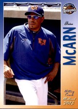 2013 Midland RockHounds Grandstand 18 Brian McArn Davis California Baseball Card