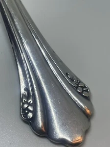 1881 Rogers Oneida Enchantment Vintage Silver Plate Slotted Serving Spoon 1952 - Picture 1 of 5