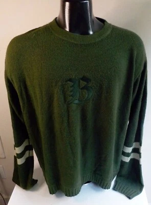 Suéter Pullover BURTON LS Cuello Redondo "B" en Pecho-Verde Ejército-Acrílico-TALLA MED Foto 1 de 4