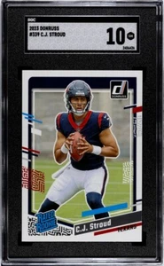 2023 PANINI DONRUSS C.J. STROUD RATED ROOKIE CARD #339 SGC 10 GEM MINT - Picture 1 of 2