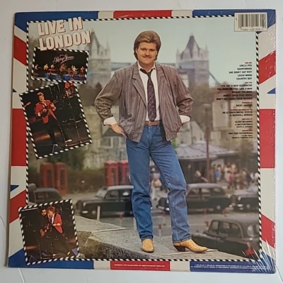 Ricky Skaggs  "Live In London"  Sealed LP Record - Epic FE 40103 -NM- (1985) - Image 1 of 2