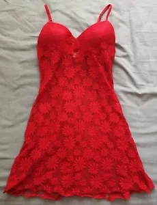 La Senza Women's Red Floral Cami Size S Small Good Used Condition - Picture 1 of 4