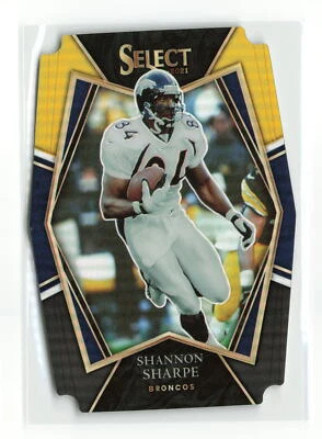 SHANNON SHARPE #142 Black Gold Premier 2021 PANINI SELECT FOOTBALL - Image 1 of 2