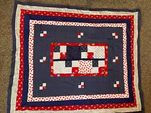 Dotted Delight QUILT TOP 56" X 66" - Picture 1 of 6