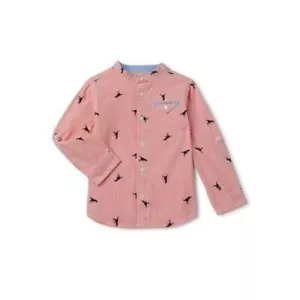 Wonder Nation Toddler Boy Dinosaur Button-Up Collarless Shirt 4T NWT 1000000652 - Picture 1 of 1