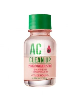 [ETUDE HOUSE] AC Clean Up 粉色粉饼 15 毫升韩国化妆品美容 — 第 1/4 张图片