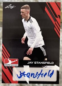 2023 Leaf Goal Soccer Jay Standfield Auto England EFL League Birmingham City
