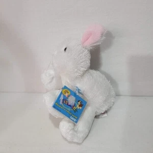 Webkinz Ganz White Plush Bunny Rabbit #HS078 Lil' Kinz Rabbit -Easter T120 - Picture 1 of 6